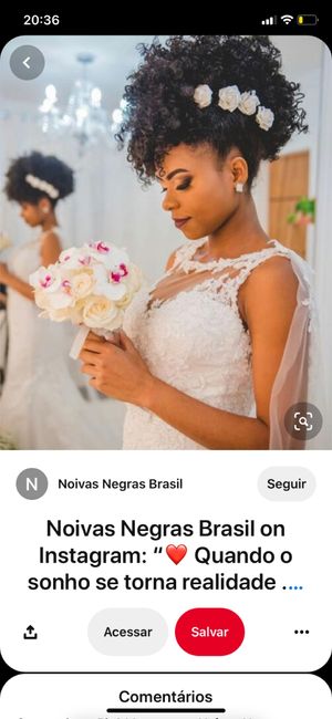 Noiva cacheada. 19