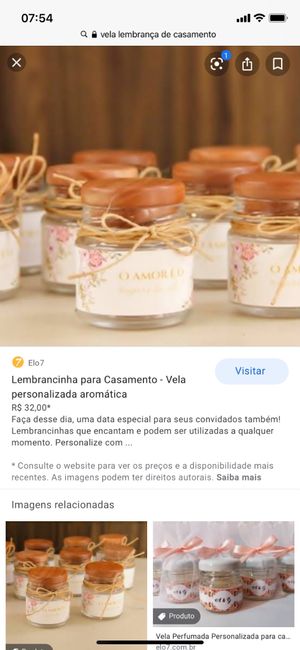 Lembracinha de convidados 2