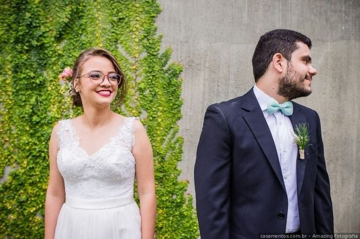 Noivinhas de óculos de grau 1