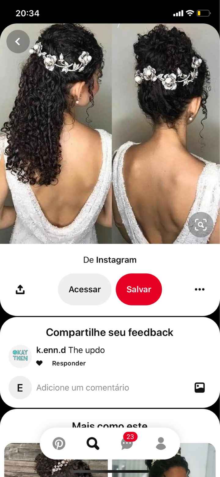 Noiva cacheada. - 1