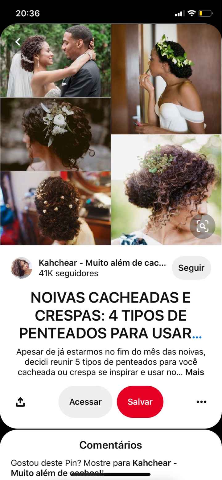 Noiva cacheada. - 3