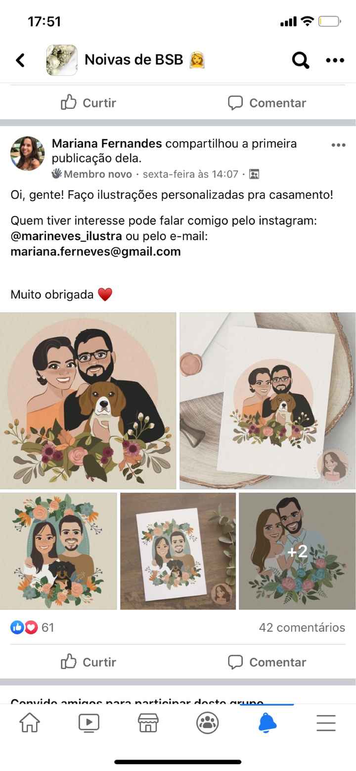 Procuro Caricaturas ou avatar para padrinhos. - 1