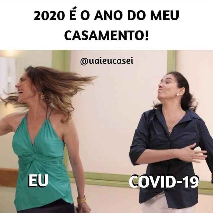 Só para descontrair - casamento 2020 x covid - 1