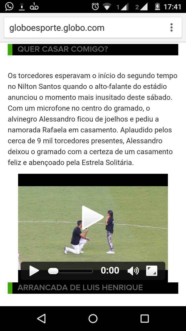 Materia no globo esporte