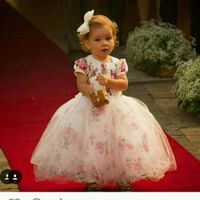 Vestido das daminhas. - 2