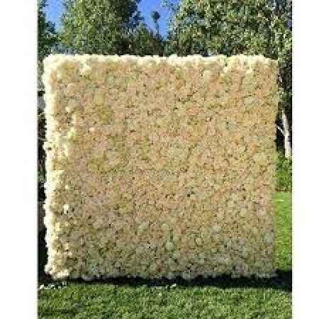 muro de flores kim e kanye
