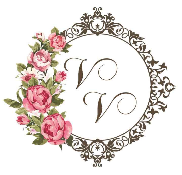 Monograma para casamento rústico - 1