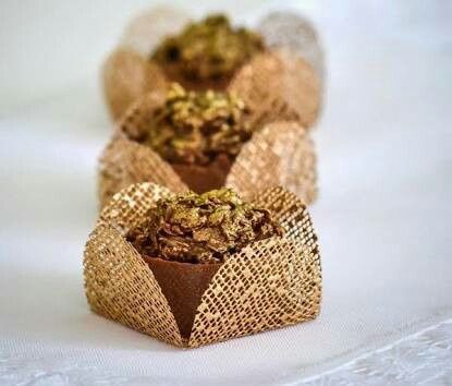 Forminhas de doce em tela Escócia (casamento rústico). Alguém já usou? - 4