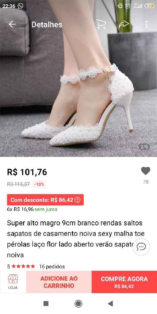 Sapato de Noiva - 1