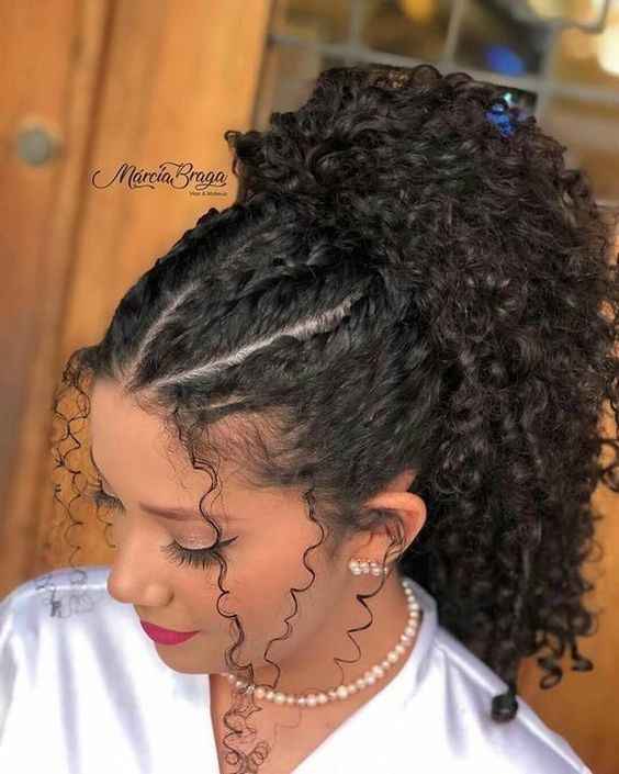 Penteado crespas/cacheadas - 4