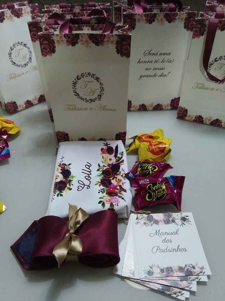 Convite dos padrinhos diy - Sacolinhas - 3