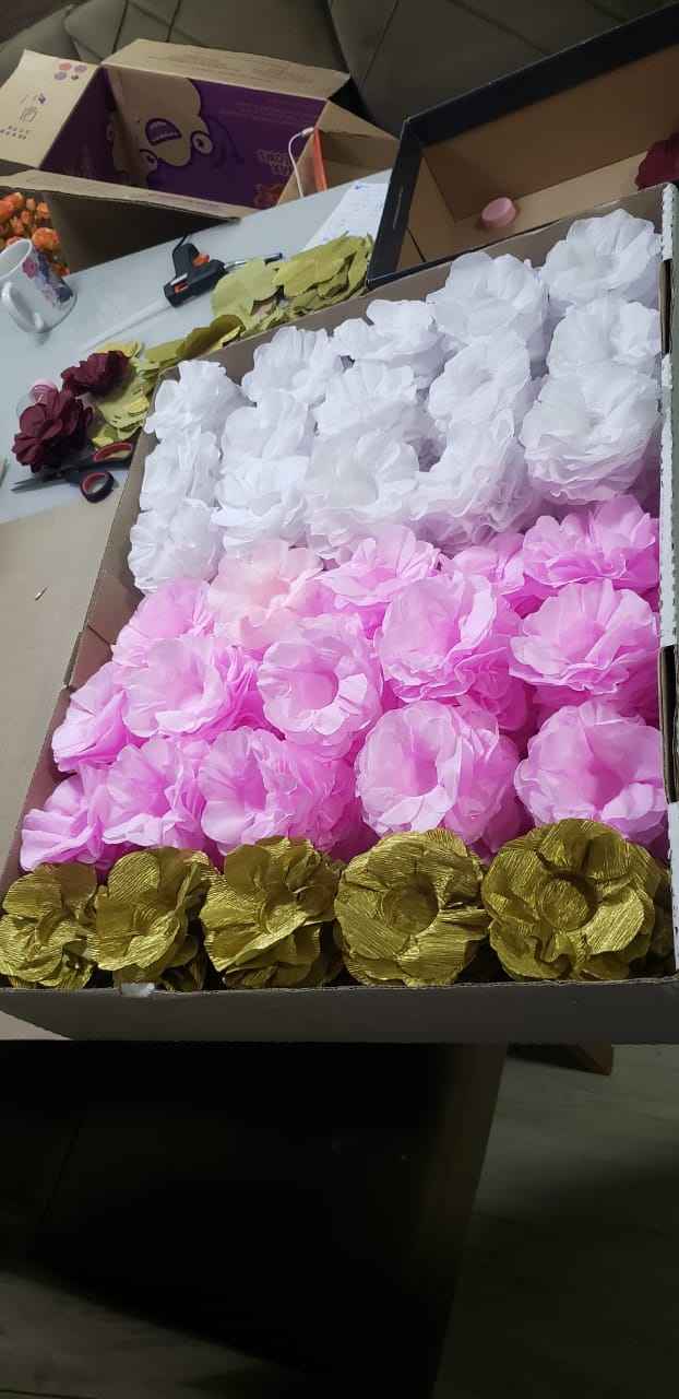 Forminhas, lembrancinhas civil e buquê diy - 1