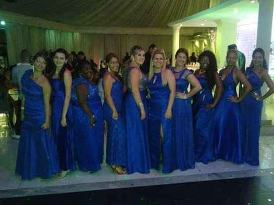 madrinhas: todas na msm cor