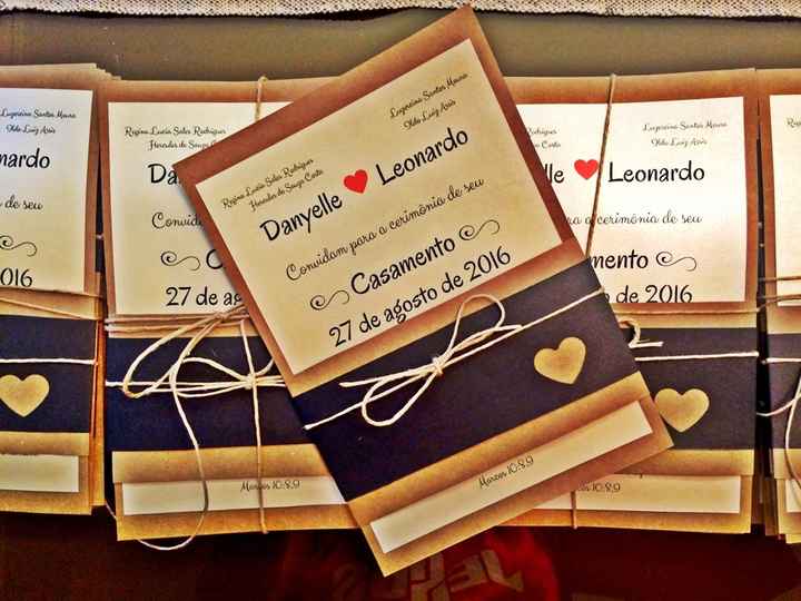Mãos à obra a saga dos convites ( dye) - 1
