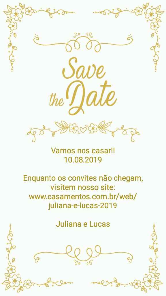 Save the date - 1