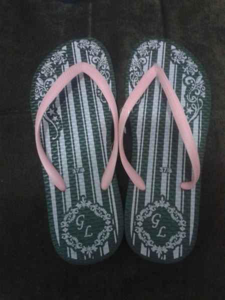 Meus chinelos personalizados chegaram - comprei online - 1