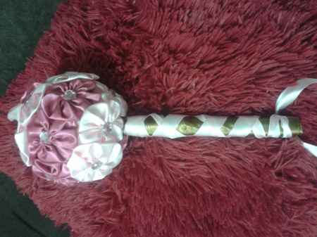 Flor de cetim pro meu buquê *-* - 1