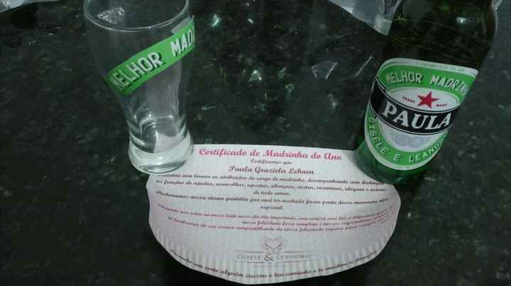 Lembrança dos padrinhos e pais, personalizadas!! a gente que fez!!! - 3