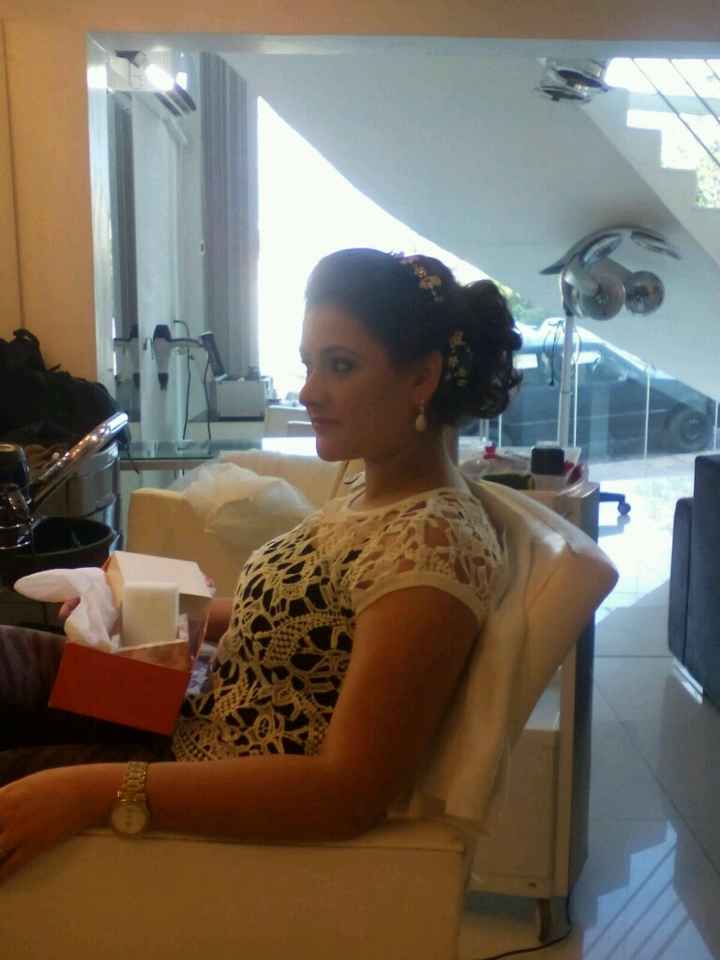 Meu teste de hair e make - 1