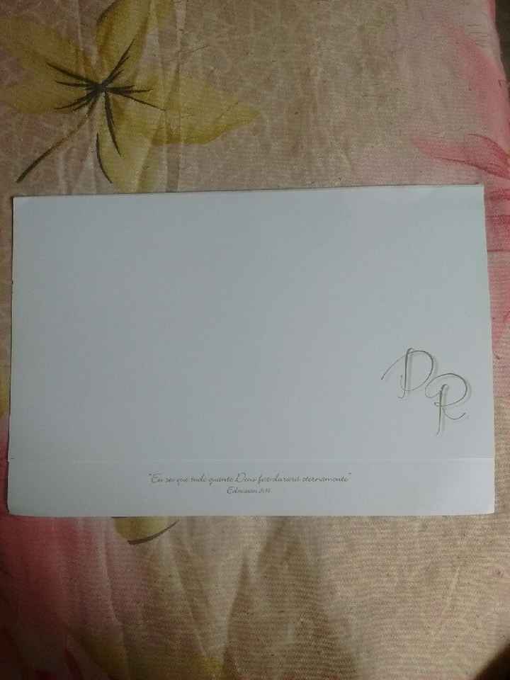 Convite de casamento. - 1