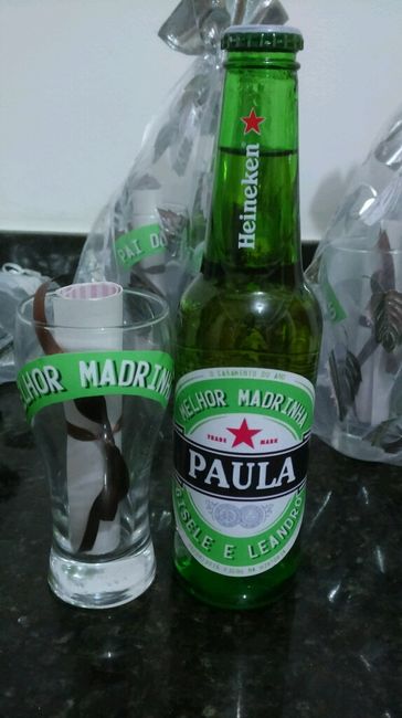 Lembrança dos padrinhos e pais, personalizadas!! a gente que fez!!! - 2