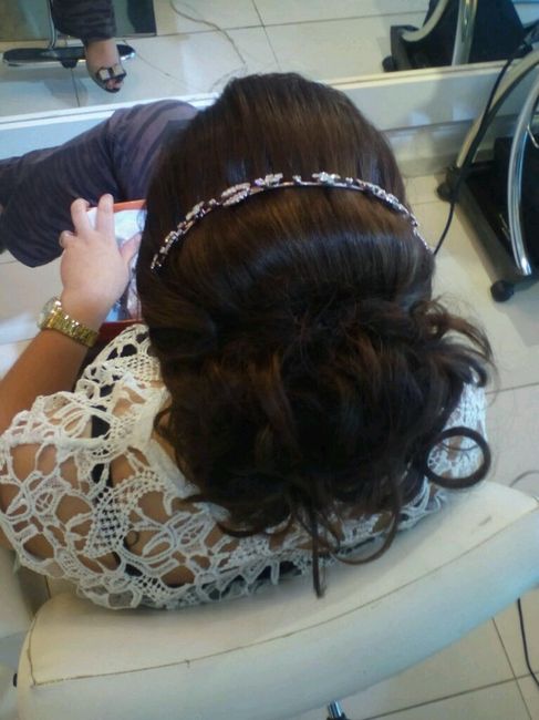 Meu teste de hair e make - 2