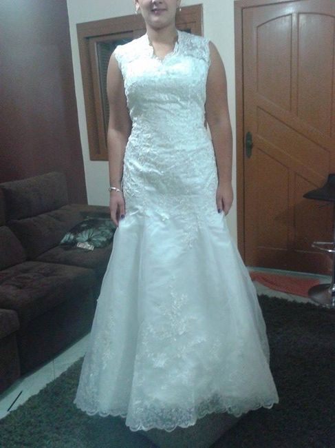 Vestido corte Trompete