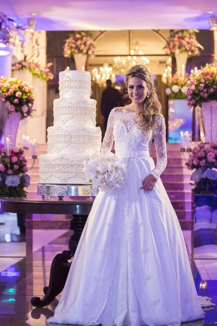 Vestido Vera Wang pelo qual me apaixonei quando provei.