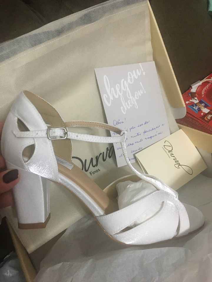 Meu sapato de noiva chegou!! - 1