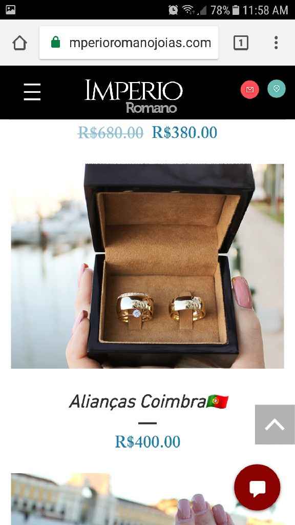 comprar Aliança pela internet - 3