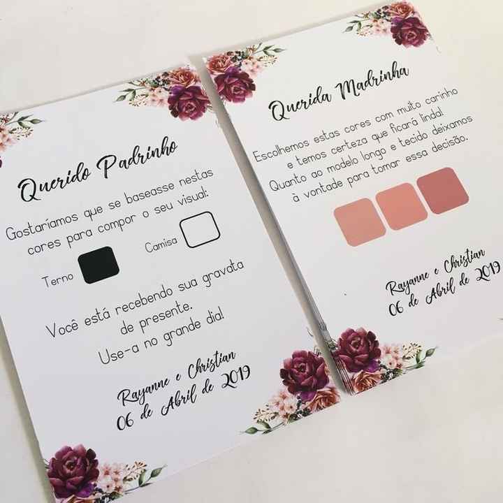 Paleta de Cores Madrinhas/padrinhos - 1