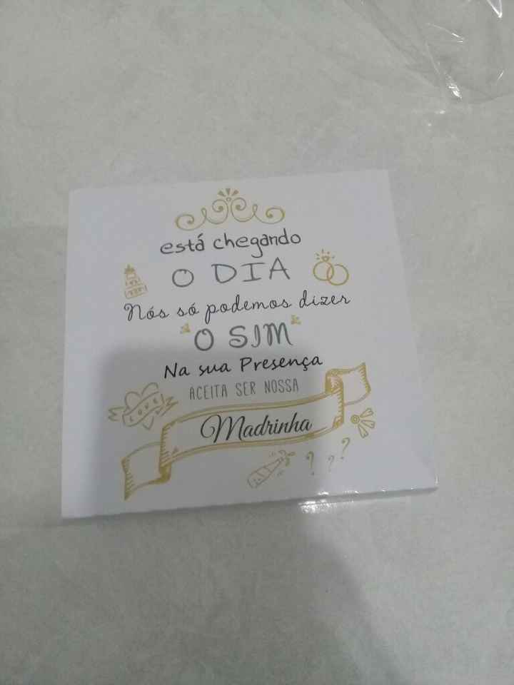 Convite dos padrinhos!!! - 2