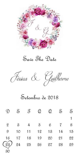 Teste para o nosso Save the Date #270dias 1