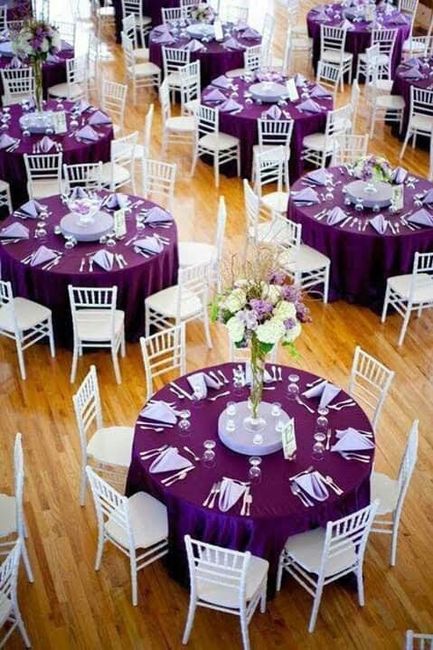 Meu noivo quer Azul e Dourado mas eu quero adicionar Roxo e Prata como harmonizar? 3