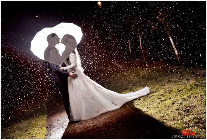 Casamento com chuva