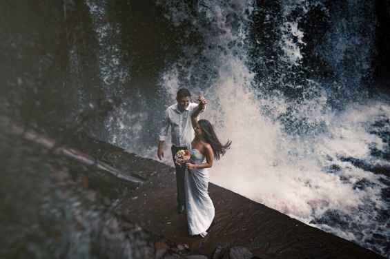 Casamento com chuva