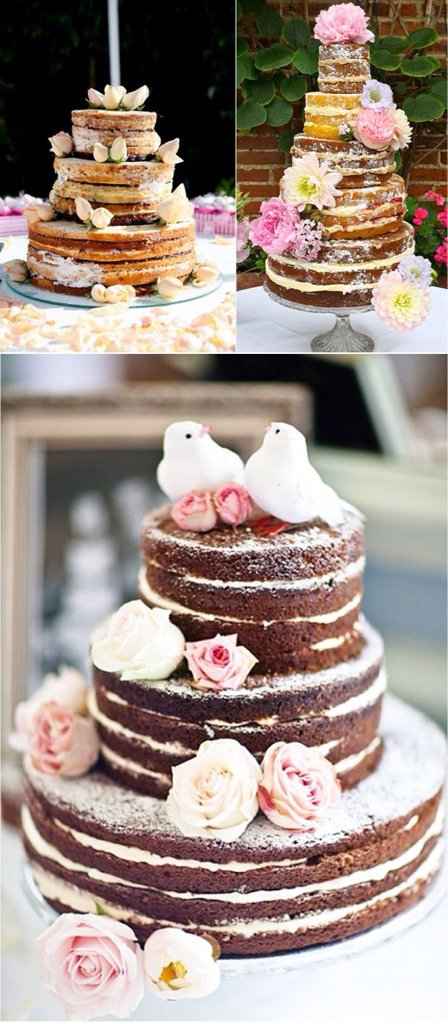 Bolo de casamento - inspirações pinterest - 16