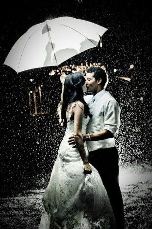 Casamento com chuva