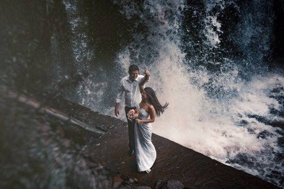 Casamento com chuva