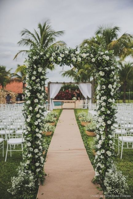 Arco de flores