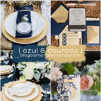 Meu noivo quer Azul e Dourado mas eu quero adicionar Roxo e Prata como armozinar? - 1