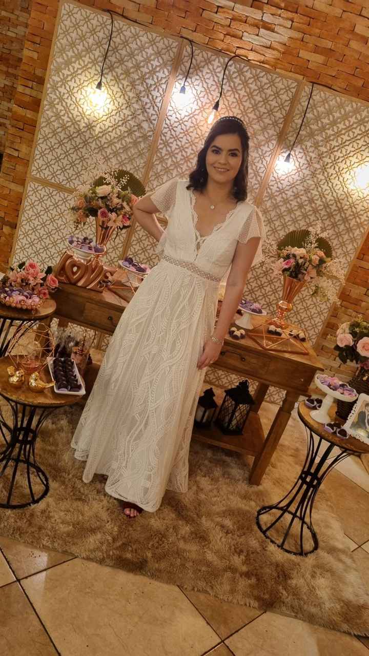 Quantos vestidos você provou até escolher o seu? - 1