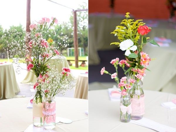 Decoração de casamento com garrafas
