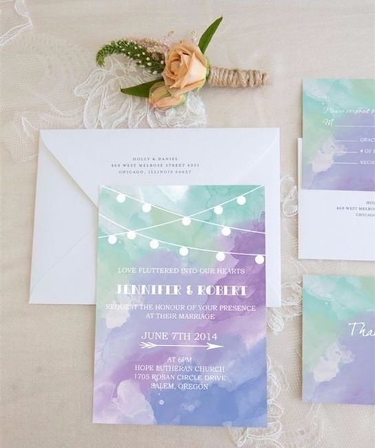Convites de casamento