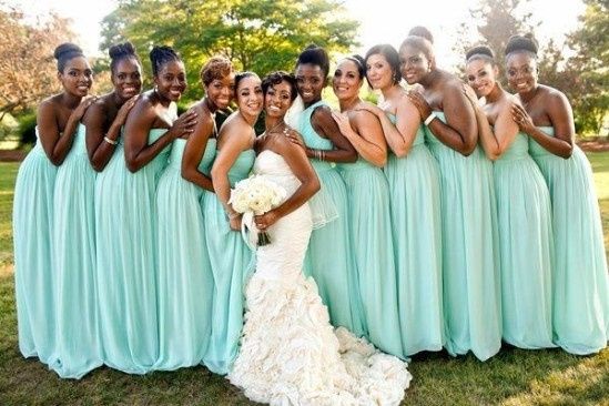 Vestidos para madrinhas negras