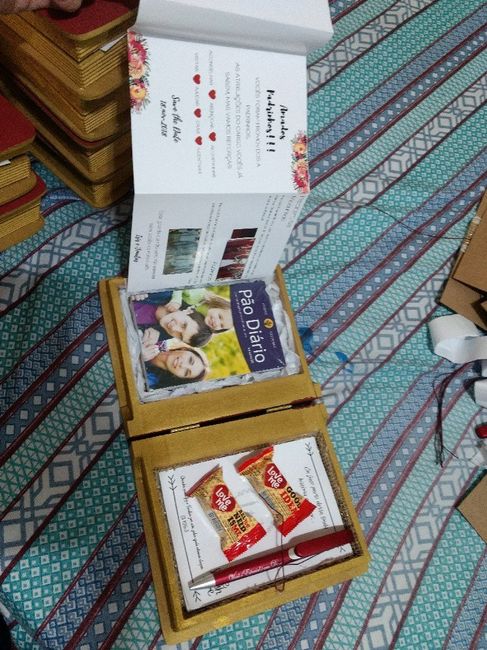 Caixa livro dos padrinhos prontas! Nem acredito rs - 3