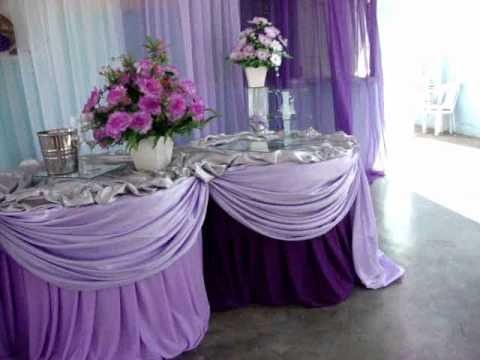 Casamento Liláis e Branco - 1