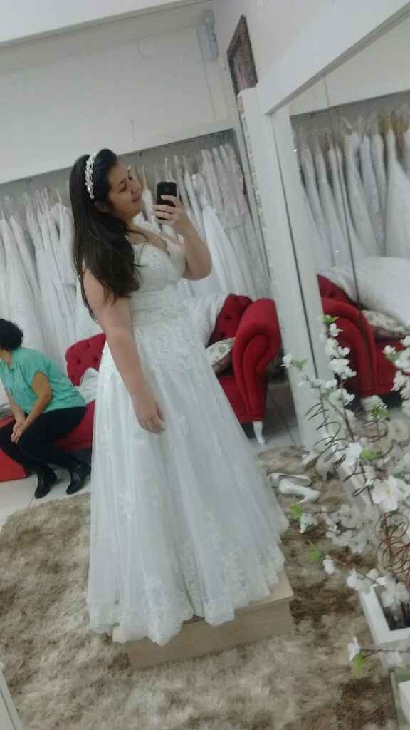 Provei um vestido de noiva - 1