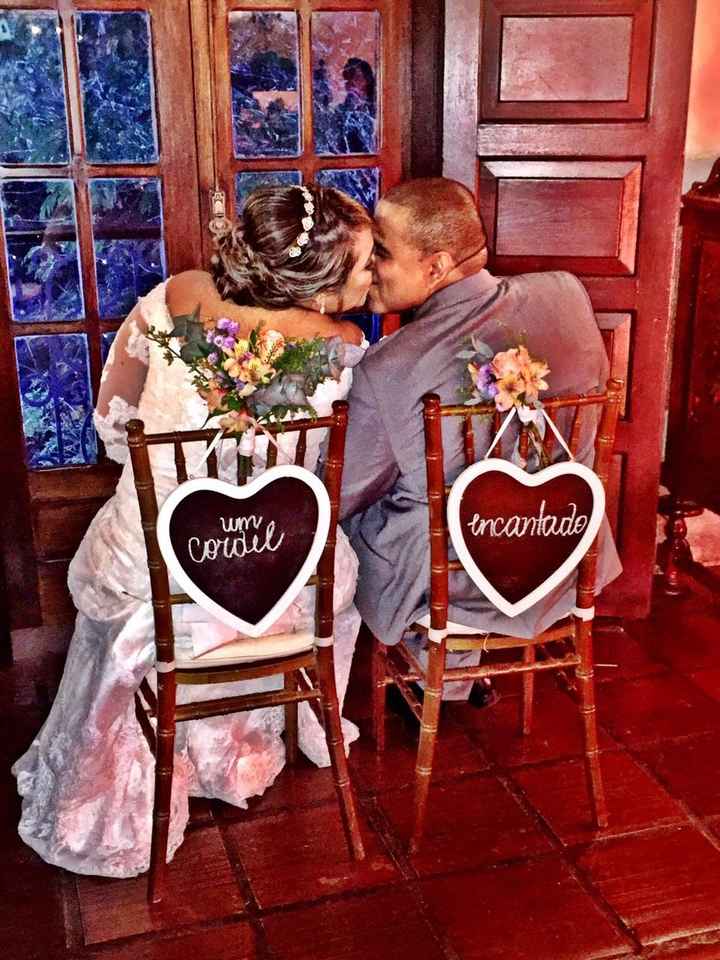 Cadeira dos noivos