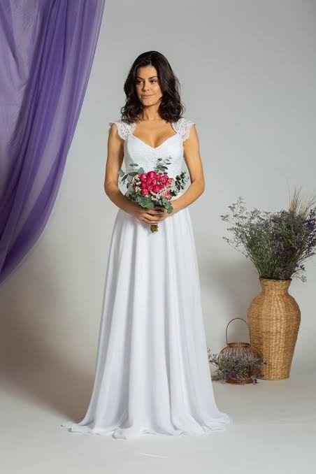 Vestido Civil - casamento civil - 1